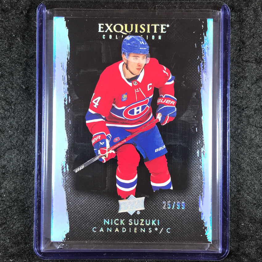 2023-24 The Cup Hockey NICK SUZUKI Exquisite Collection Black 25/99