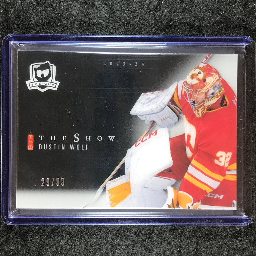 2023-24 The Cup Hockey DUSTIN WOLF The Show Black Rookies 29/99
