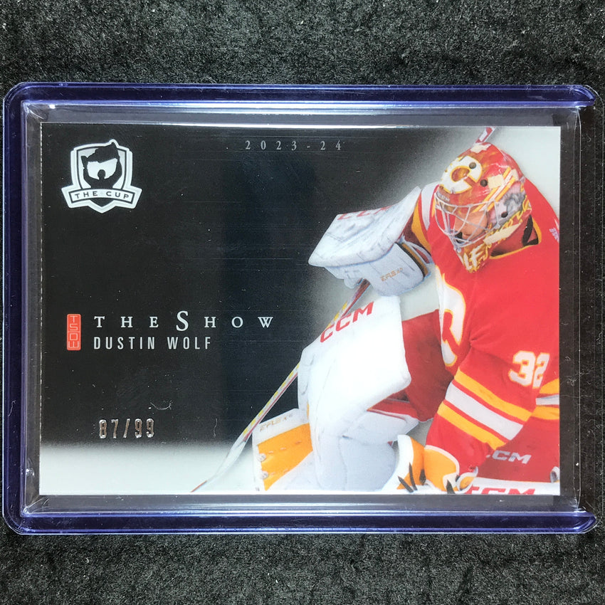 2023-24 The Cup Hockey DUSTIN WOLF The Show Black Rookies 87/99