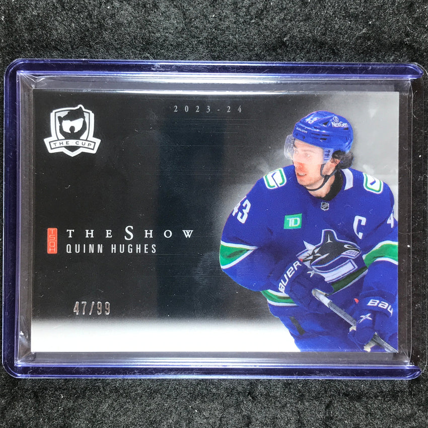 2023-24 The Cup Hockey QUINN HUGHES The Show Black 47/99