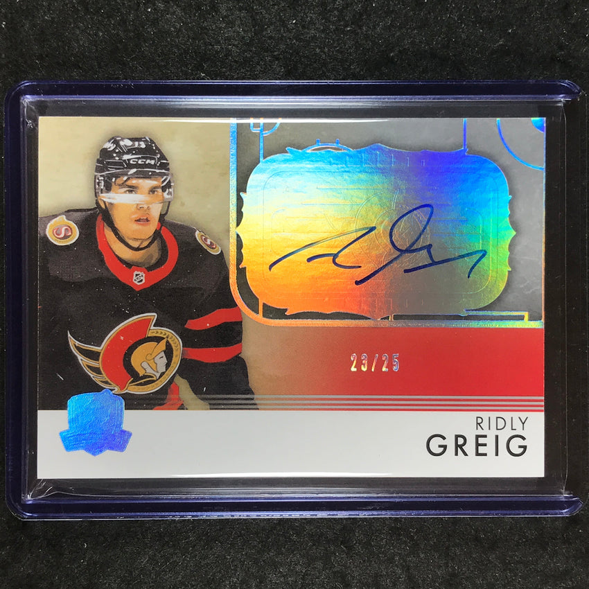 2023-24 The Cup Hockey RIDLY GREIG Rookie Rink Gallery Auto 23/25