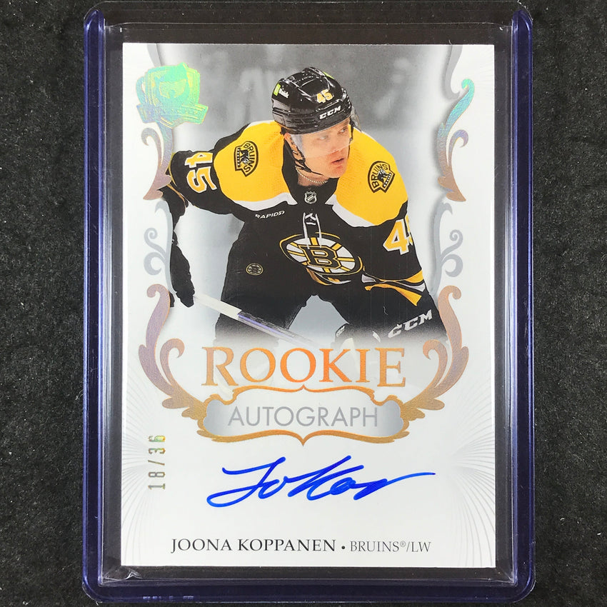 2023-24 The Cup Hockey JOONA KOPPANEN Rookie Auto Gold Spectrum Foil 18/36