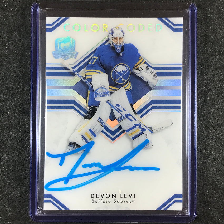 2023-24 The Cup Hockey DEVON LEVI Color Coded Rookie Autograph #CC-DL