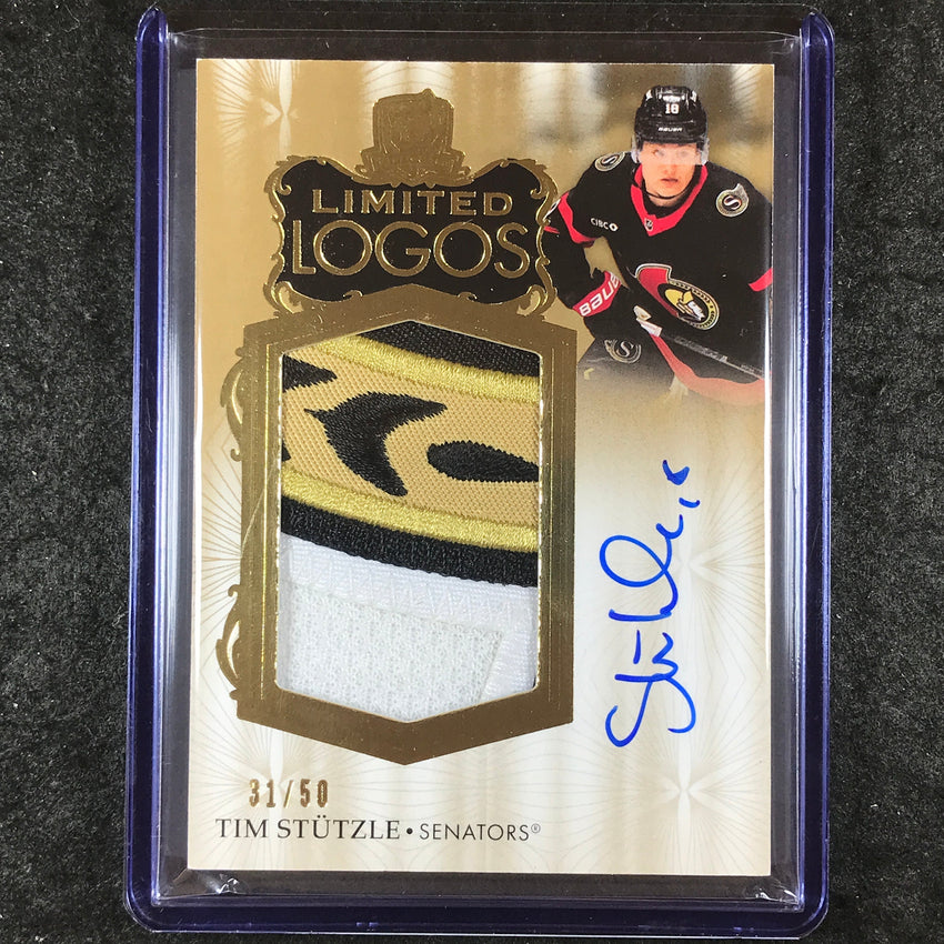 2023-24 The Cup Hockey TIM STUTZLE Limited Logos Jumbo Patch Auto 31/50