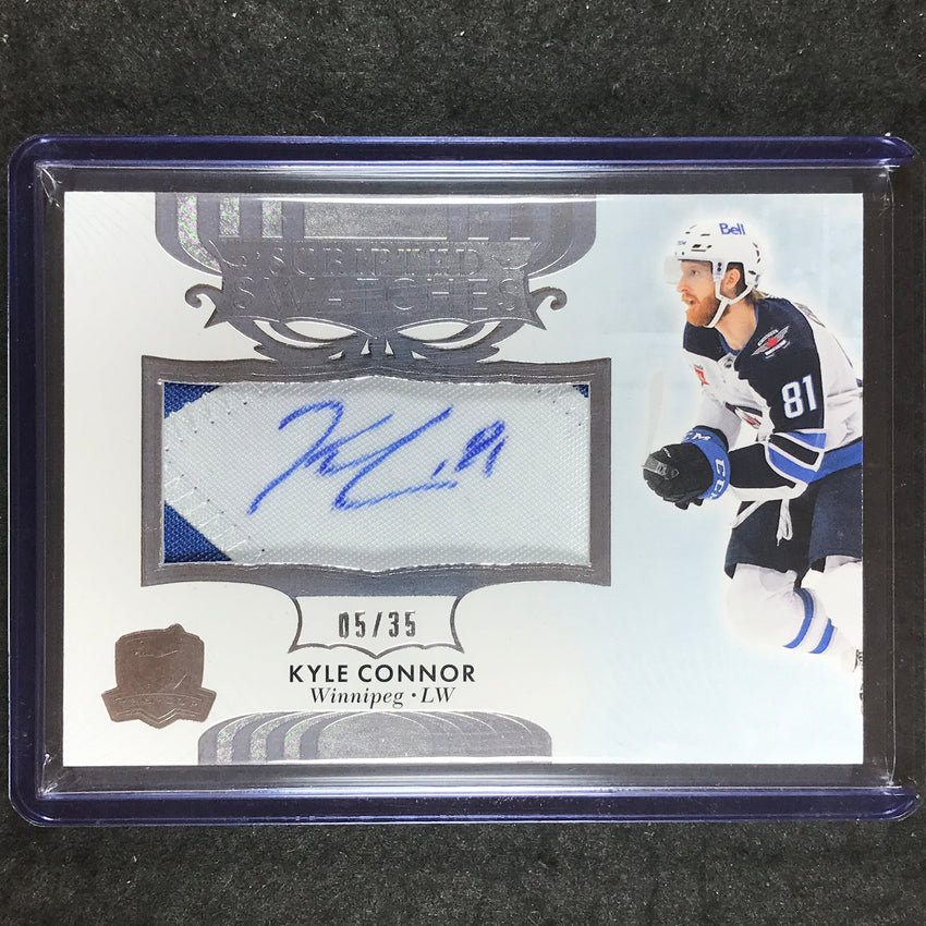 2023-24 The Cup Hockey KYLE CONNOR Scripted Swatches Patch Auto 5/35
