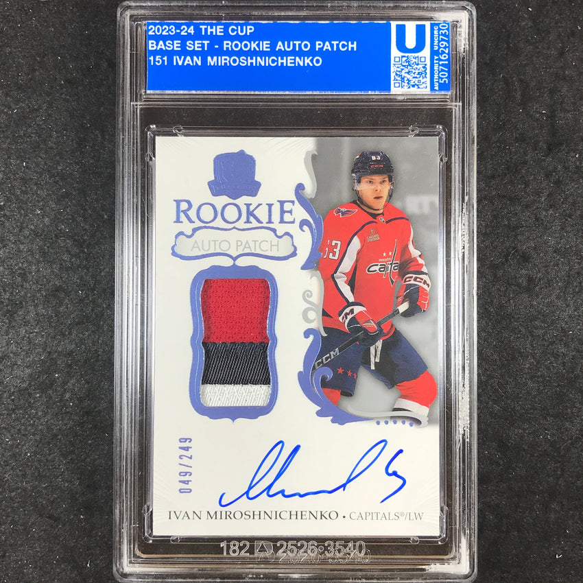 2023-24 The Cup Hockey IVAN MIROSHNICHENKO Rookie Patch Auto 49/249 [ENCASED]