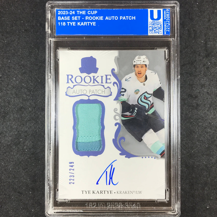 2023-24 The Cup Hockey TYE KARTYE Rookie Patch Auto 223/249 [ENCASED]