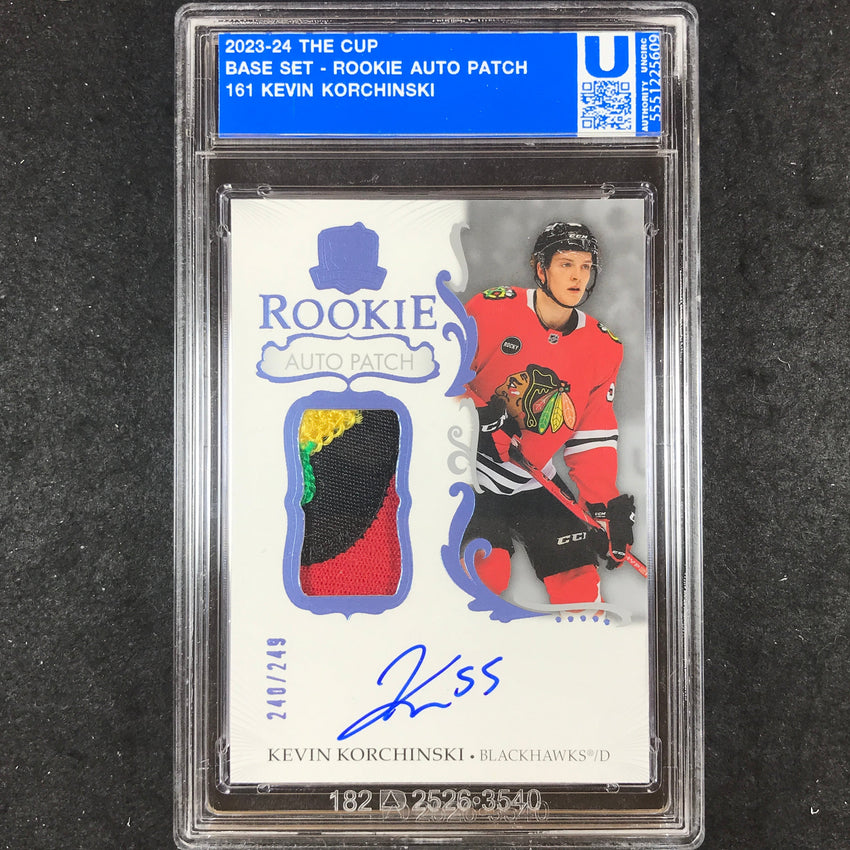 2023-24 The Cup Hockey KEVIN KORCHINSKI Rookie Patch Auto 240/249 [ENCASED]
