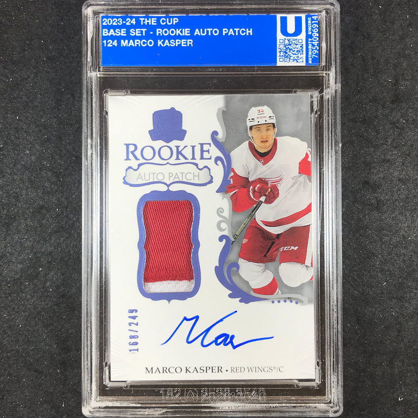 2023-24 The Cup Hockey MARCO KASPER Rookie Patch Auto 168/249 [ENCASED]