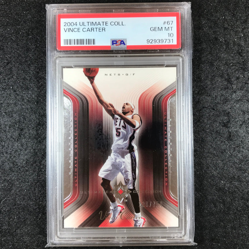 2004-05 Ultimate VINCE CARTER Base 238/750 #67 PSA 10 (731)