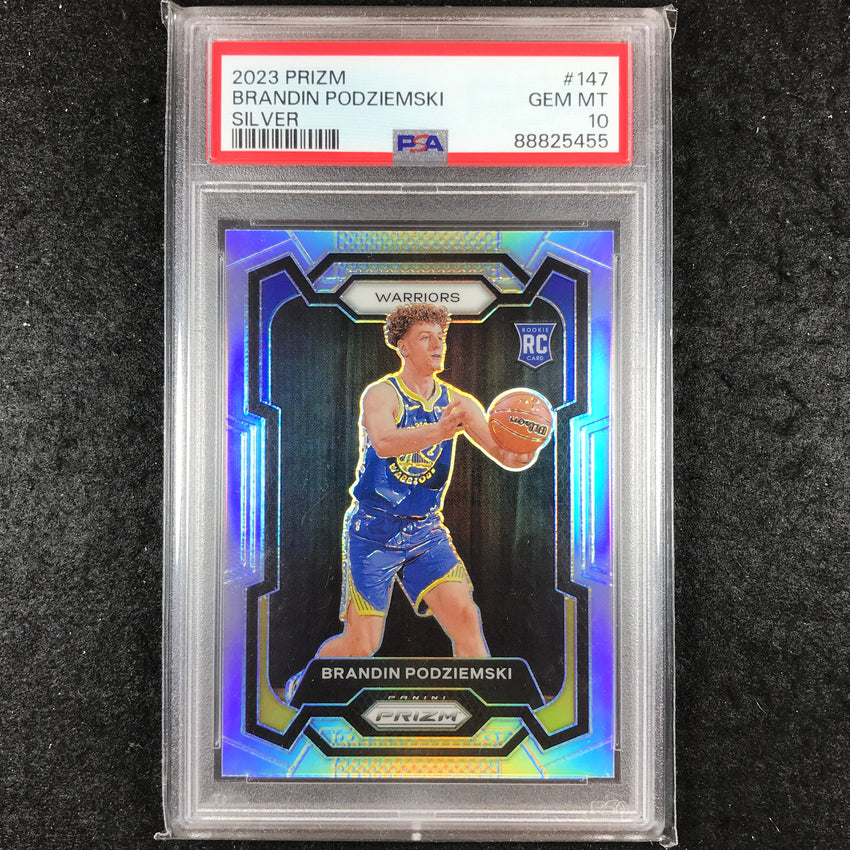 2023-24 Prizm BRANDIN PODZIEMSKI Rookie Silver Prizm #147 PSA 10 (455)