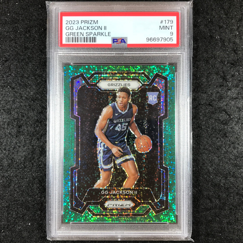 2023-24 Prizm GG JACKSON II Rookie Green Sparkle 2/8 #179 PSA 9 (905)