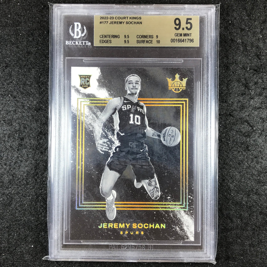 2022-23 Court Kings JEREMY SOCHAN Rookie IV SSP #177 BGS 9.5 (796)