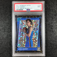 2021-22 Donruss Optic JOSH GIDDEY Rated Rookie Fast Break Black 1/1 #152 PSA 9