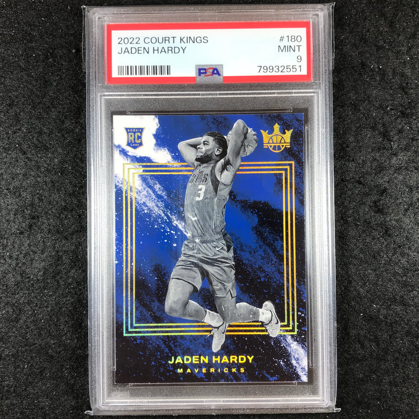2022-23 Court Kings JADEN HARDY Rookie IV SSP #180 PSA 9 (551)