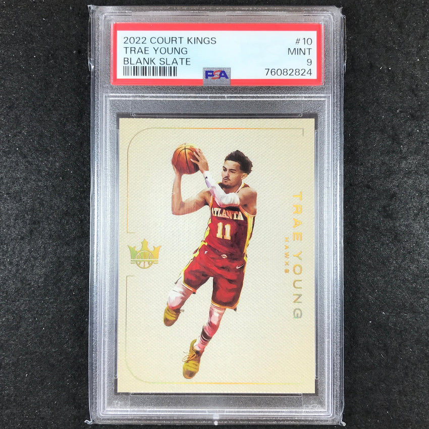 2022-23 Court Kings TRAE YOUNG Blank Slate SSP #10 PSA 9 (824)