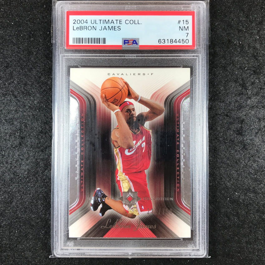 2004-05 Ultimate LEBRON JAMES Base 231/750 #15 PSA 7 (450)