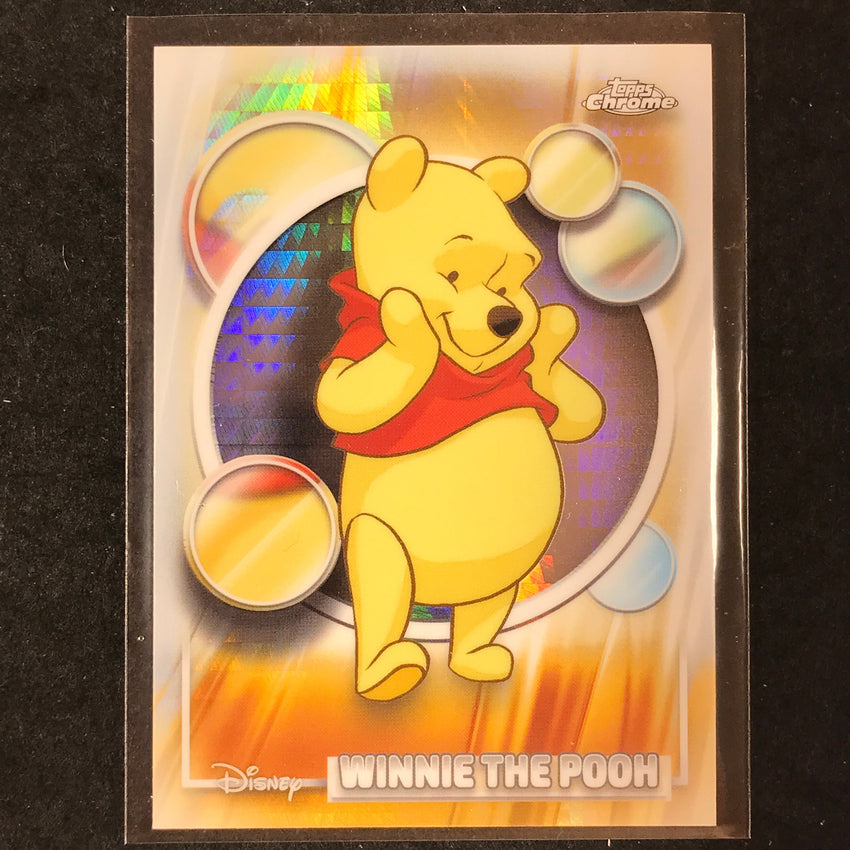 2026 Topps Chrome Disney WINNIE THE POOH Base Prism #100