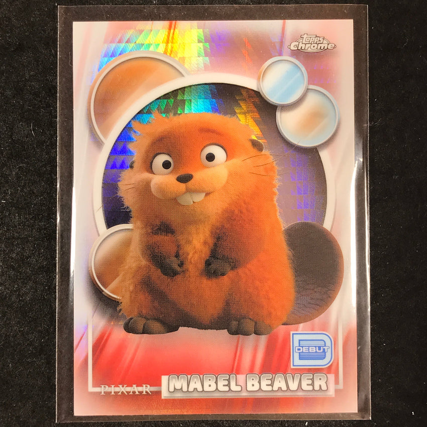 2026 Topps Chrome Disney MABEL BEAVER Debut Base Prism #110