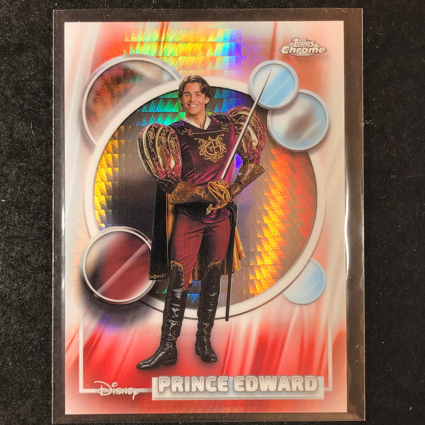 2026 Topps Chrome Disney PRINCE EDWARD Base Prism #159