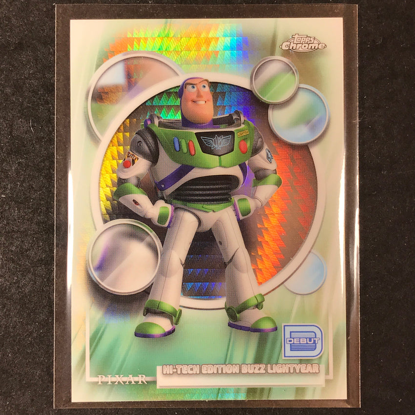 2026 Topps Chrome Disney HI-TECH EDITION BUZZ LIGHTYEAR Debut Base Prism #200