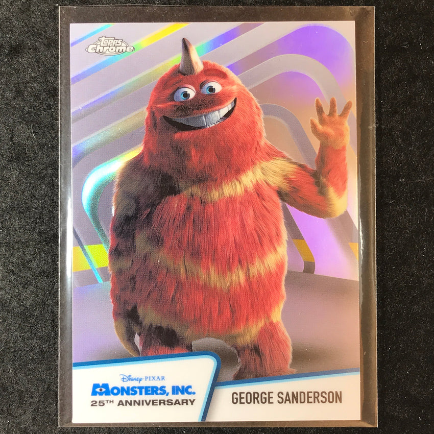 2026 Topps Chrome Disney GEORGE SANDERSON Monsters Inc. 25th Anniversary #MI-4