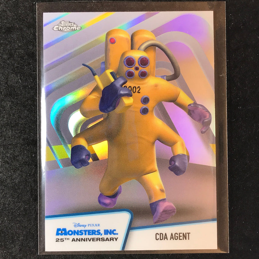 2026 Topps Chrome Disney CDA AGENT Monsters Inc. 25th Anniversary #MI-13