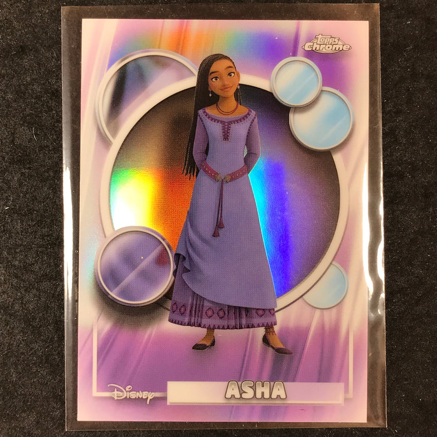 2026 Topps Chrome Disney ASHA Base Refractor #43