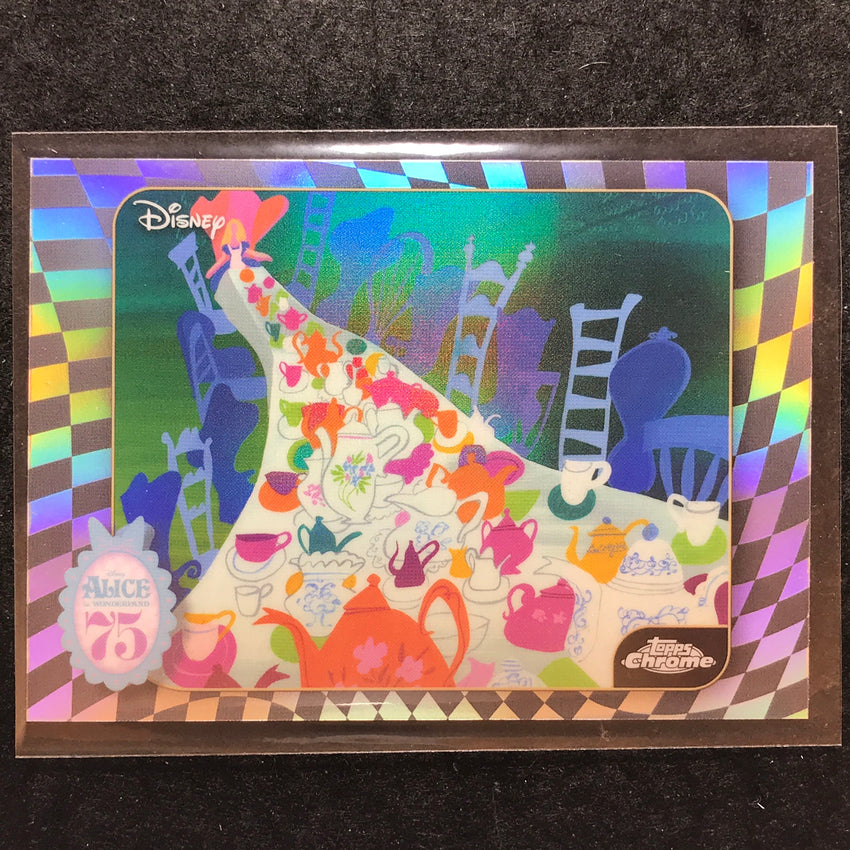 2026 Topps Chrome Disney A MAD TEA PARTY Alice in Wonderland 75th Anniversary #4