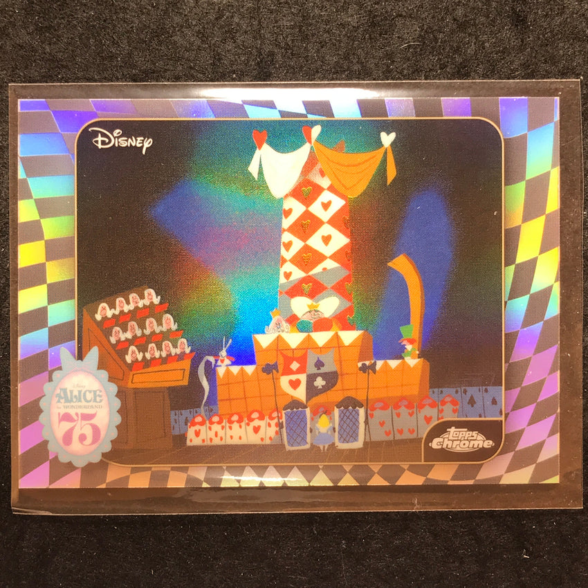 2026 Topps Chrome Disney COURT OF CARDS Alice in Wonderland 75th Anniversary #5