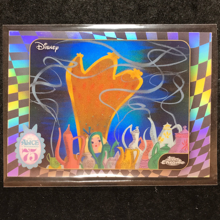 2026 Topps Chrome Disney TEAPOTS Alice in Wonderland 75th Anniversary #AW-6