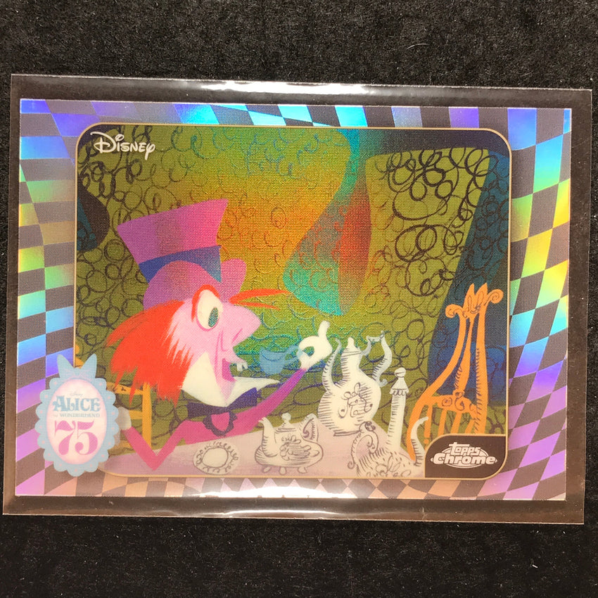 2026 Topps Chrome Disney THE MAD HATTER Alice in Wonderland 75th Anniversary #7