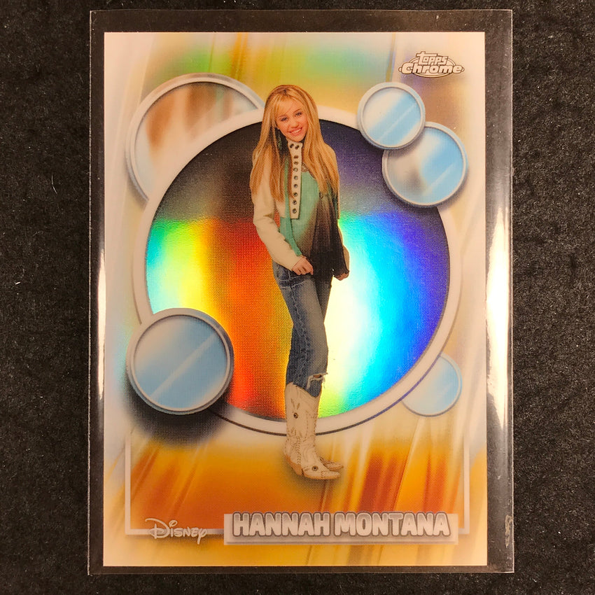 2026 Topps Chrome Disney HANNAH MONTANA Base Refractor #4