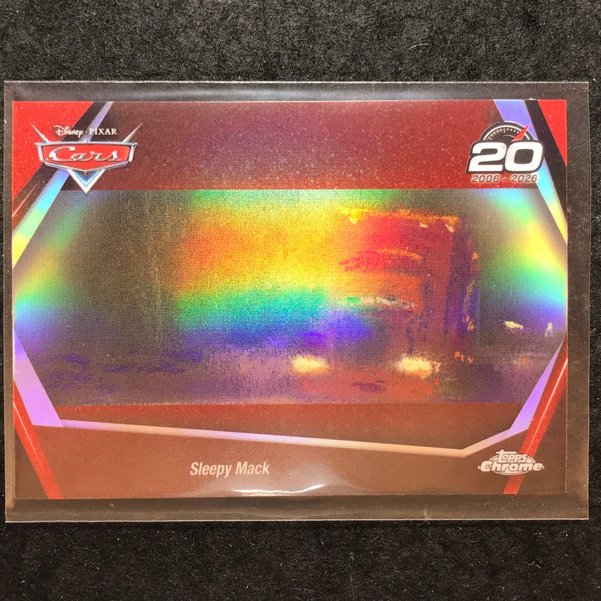 2026 Topps Chrome Disney SLEEPY MACK Cars 20th Anniversary #CRS-2