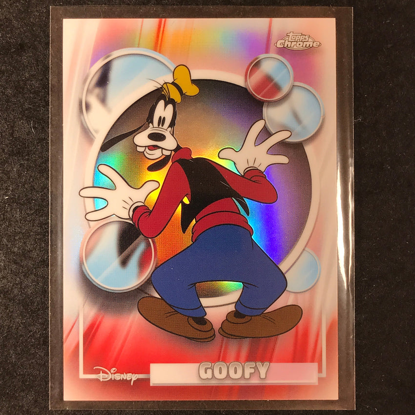 2026 Topps Chrome Disney GOOFY Base Refractor #52