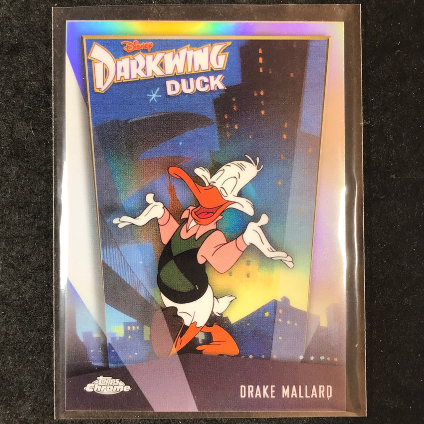 2026 Topps Chrome Disney DRAKE MALLARD Darkwing Duck 35th Anniversary #DD-2