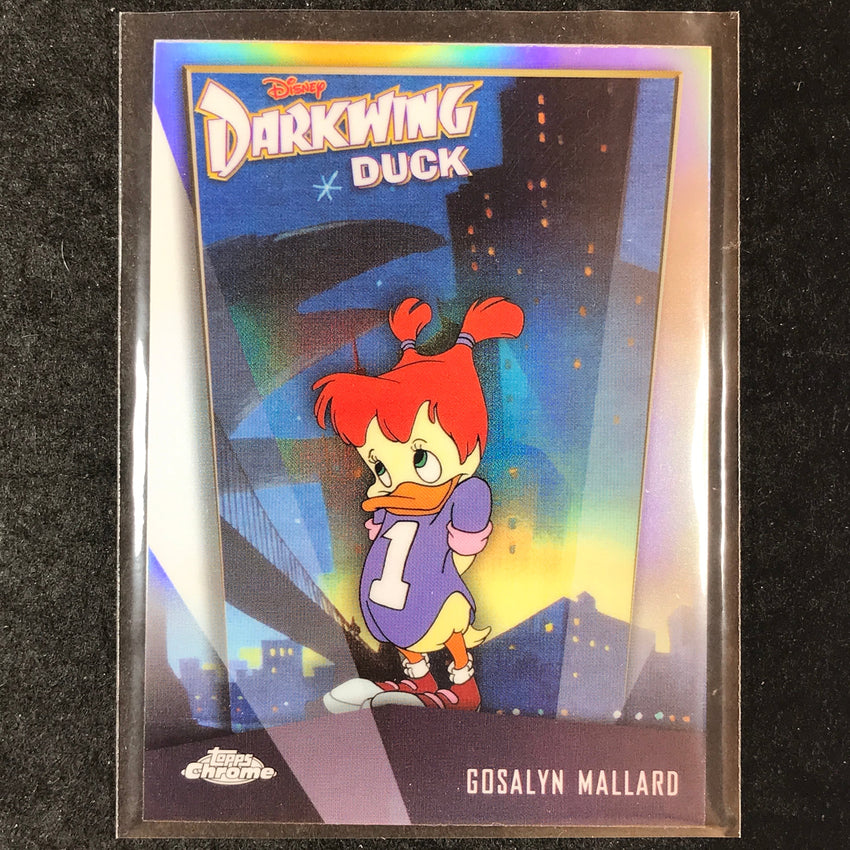 2026 Topps Chrome Disney GOSALYN MALLARD Darkwing Duck 35th Anniversary #DD-3