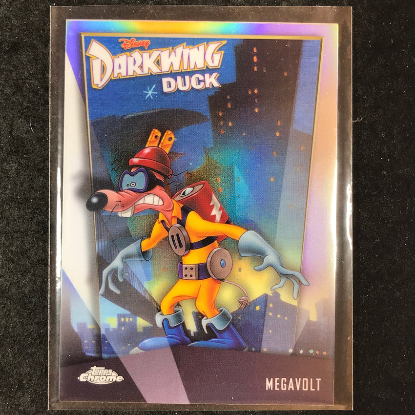 2026 Topps Chrome Disney MEGAVOLT Darkwing Duck 35th Anniversary #DD-8