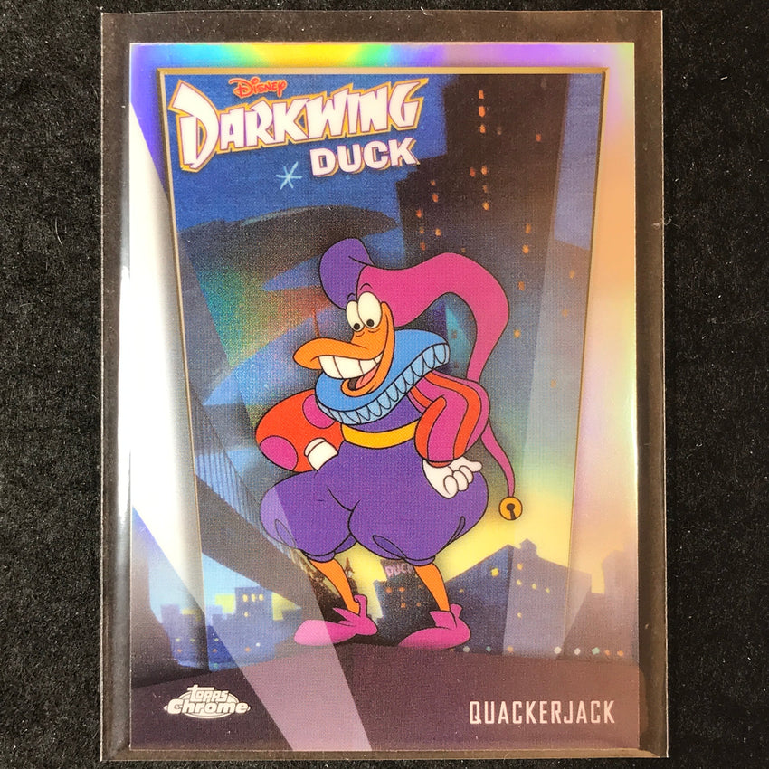2026 Topps Chrome Disney QUACKERJACK Darkwing Duck 35th Anniversary #DD-9