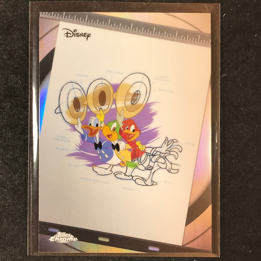 2026 Topps Chrome Disney THE THREE CABALLEROS Disney Ink and Paint #I&P-6