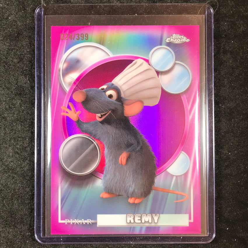 2026 Topps Chrome Disney REMY Magenta 24/399 #47