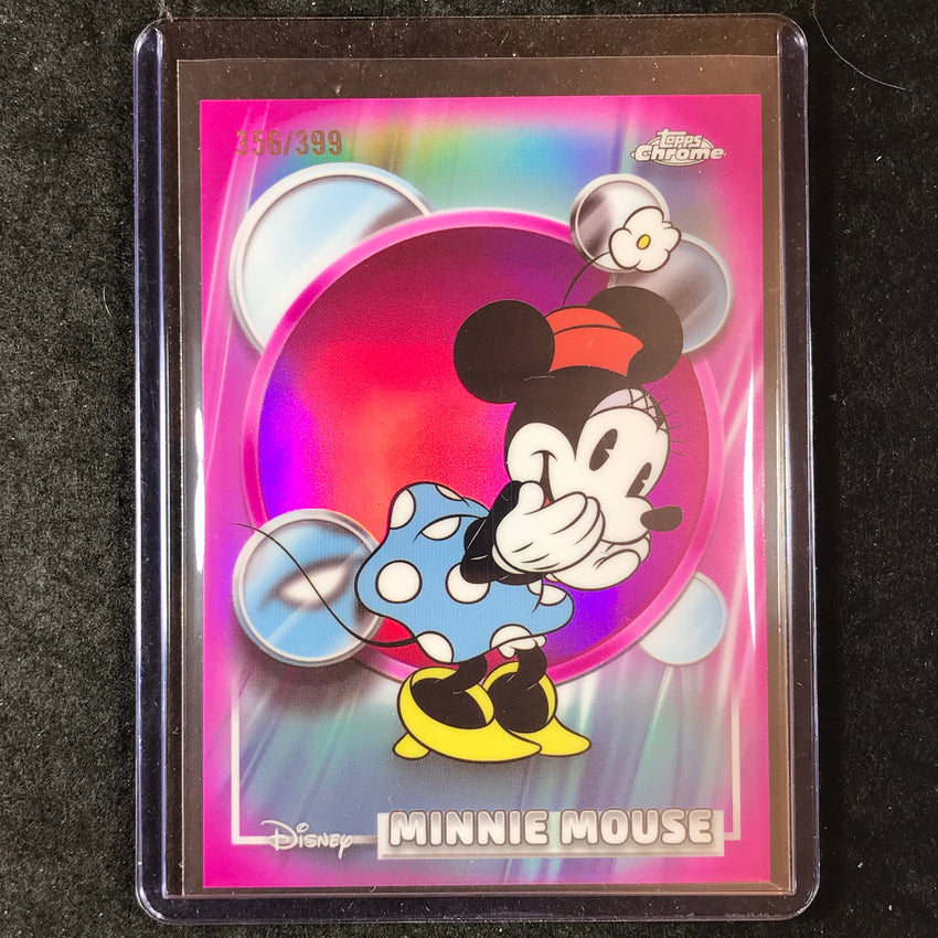 2026 Topps Chrome Disney MINNIE MOUSE Magenta 356/399 #51