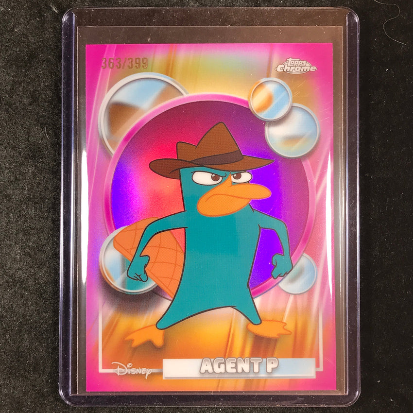 2026 Topps Chrome Disney AGENT P Magenta 363/399 #117
