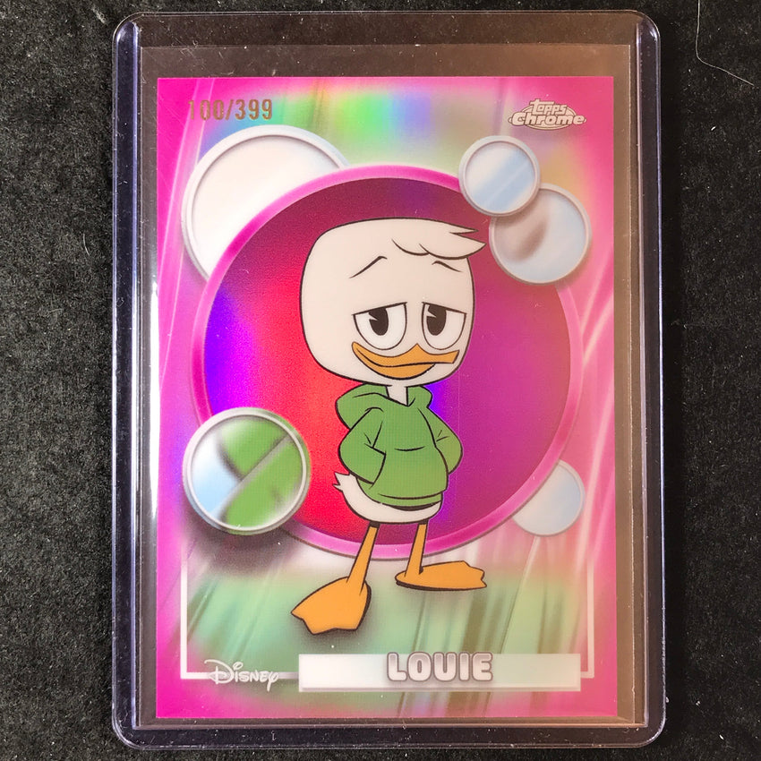 2026 Topps Chrome Disney LOUIE Magenta 100/399 #121