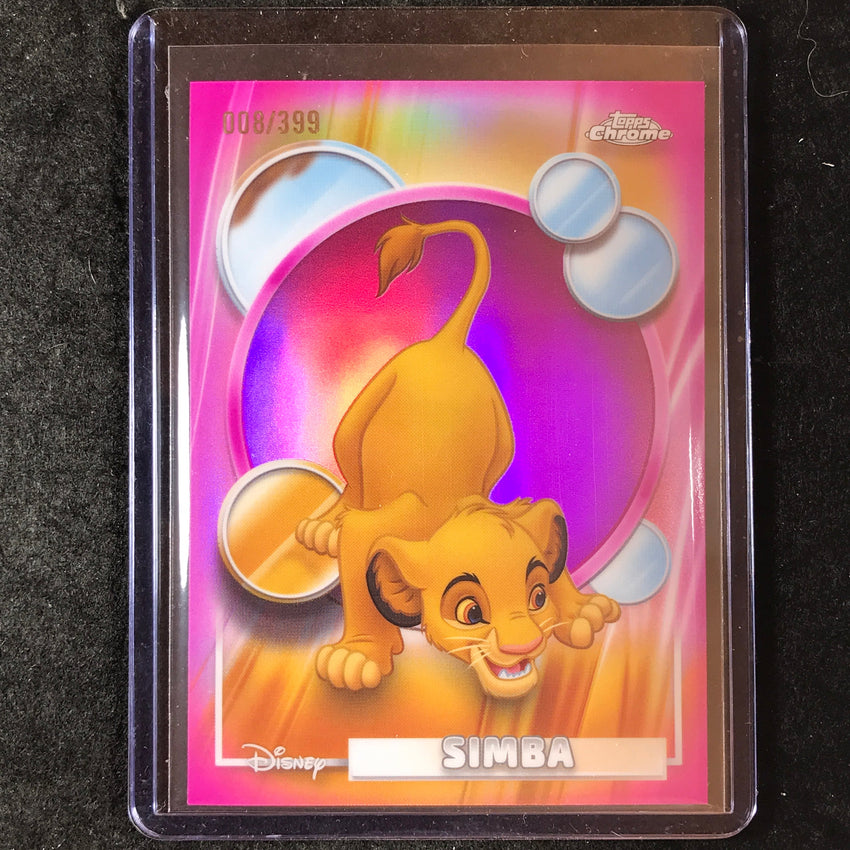 2026 Topps Chrome Disney SIMBA Magenta 8/399 #162