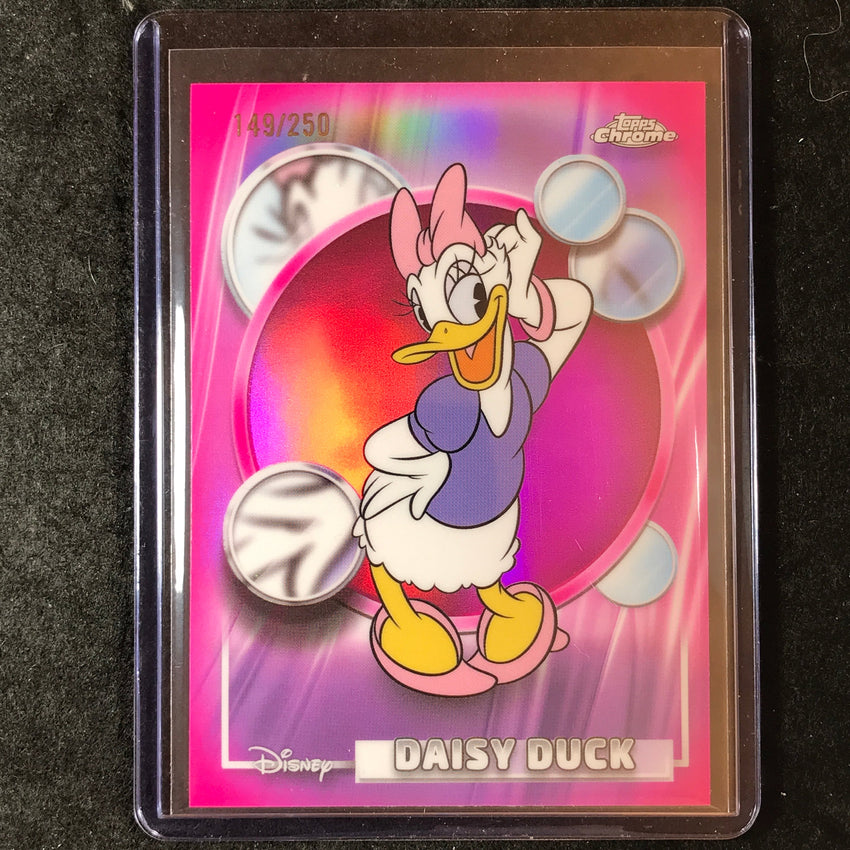 2026 Topps Chrome Disney DAISY DUCK Pink 149/250 #54