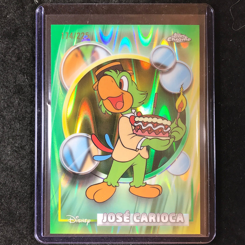 2026 Topps Chrome Disney JOSE CARIOCA Yellow and Green RayWave 174/225 #97
