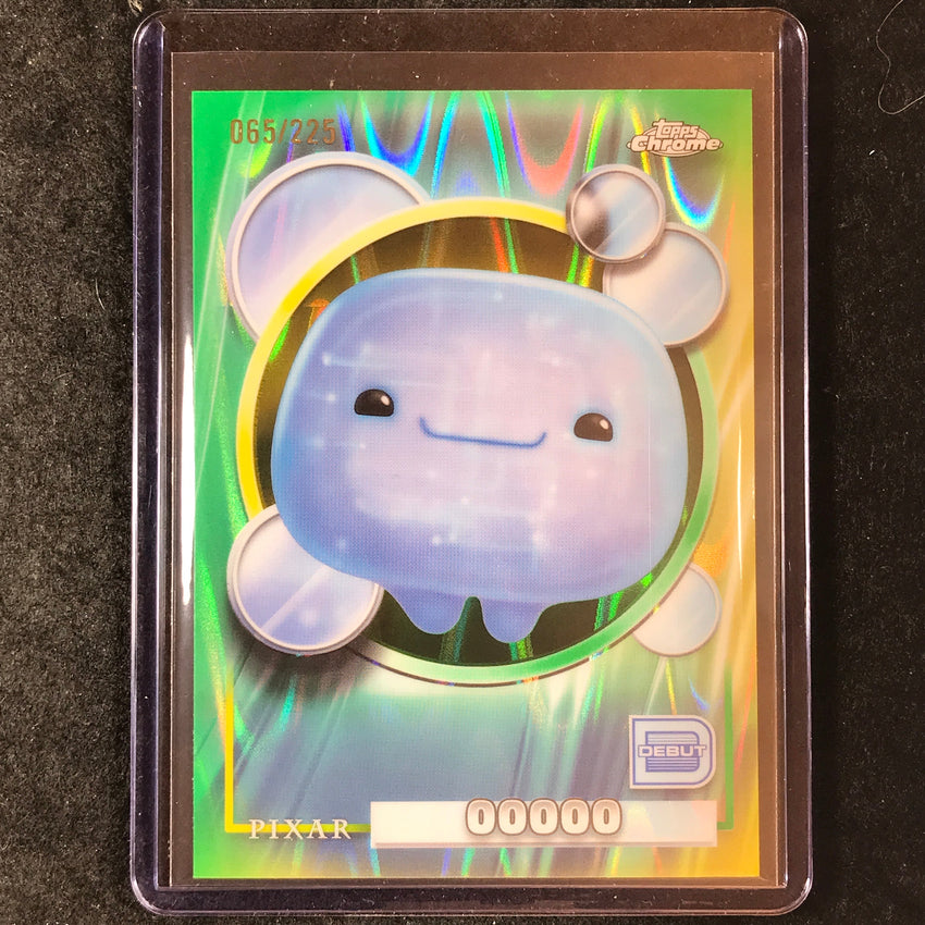 2026 Topps Chrome Disney OOOOO Debut Yellow and Green RayWave 65/225 #142