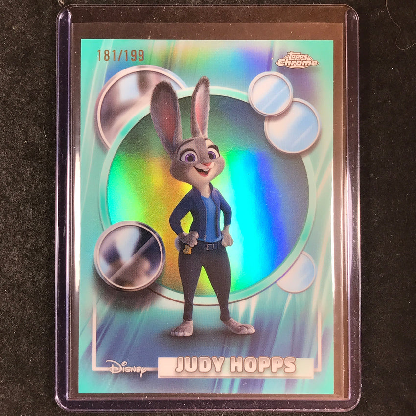 2026 Topps Chrome Disney JUDY HOPPS Aqua 181/199 #66