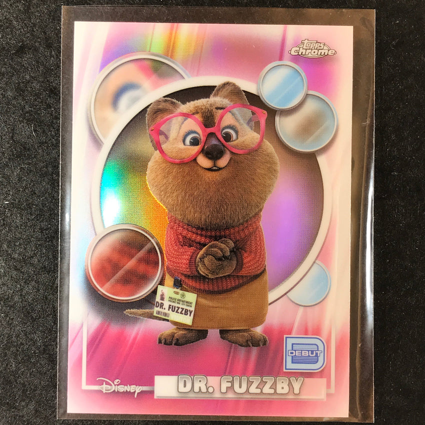 2026 Topps Chrome Disney DR. FUZZBY Debut Base Refractor #72